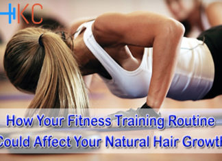 How Your Fitness Training Routine Could Affect Your Natural Hair Growth