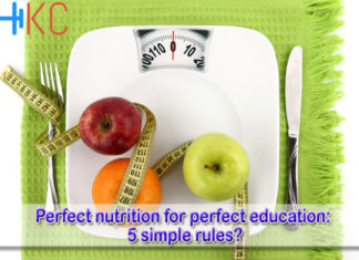 Perfect nutrition for perfect education: 5 simple rules?