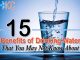 benefits of drinking water