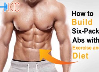 Six-Pack Abs with Exercise and Diet